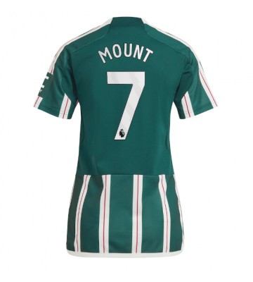 Maillot de foot Manchester United Mason Mount #7 Extérieur Femmes 2023-24 Manches Courte